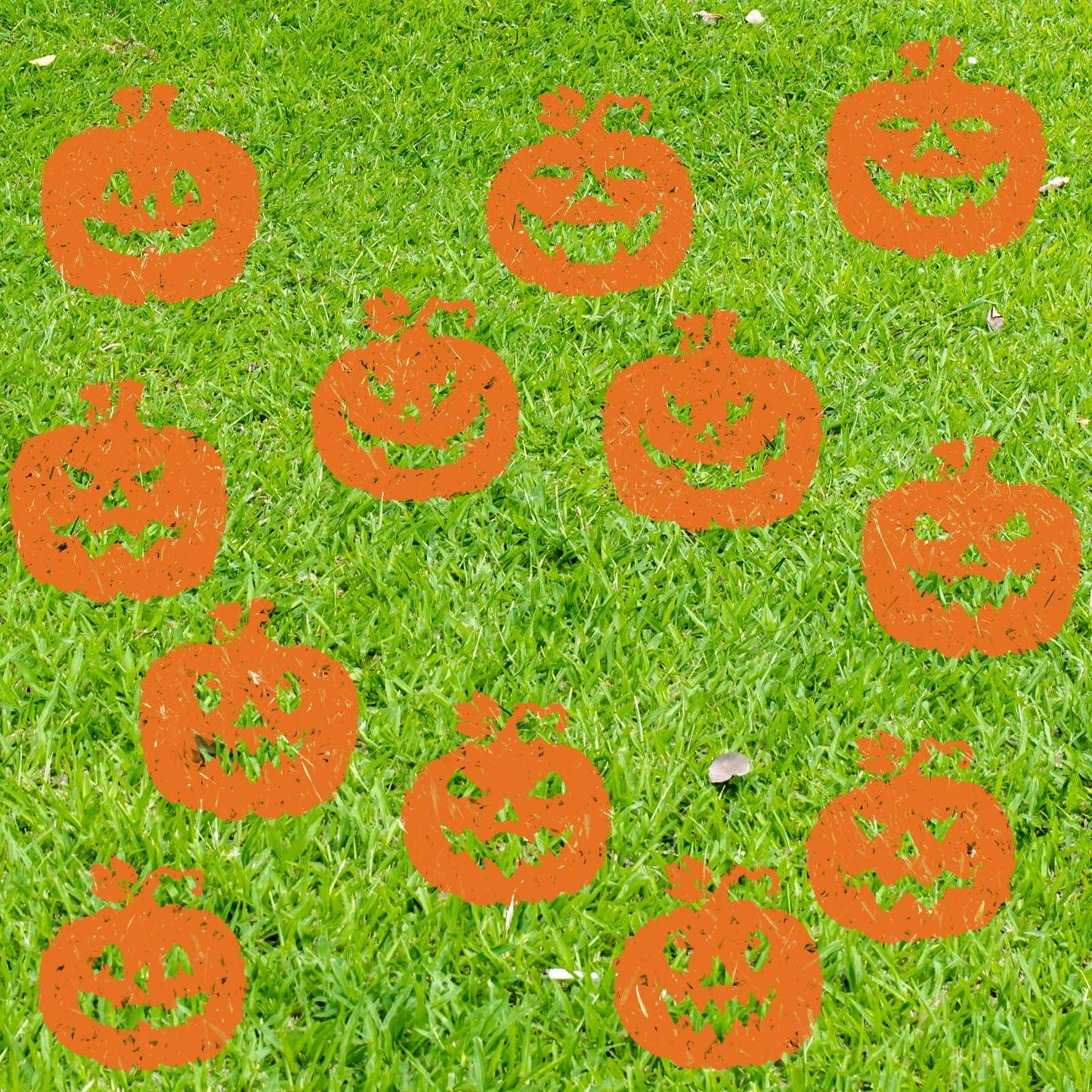 Weysat 8 Pcs Large Ghost Halloween Stencils Reusable for Crafts Yard Art