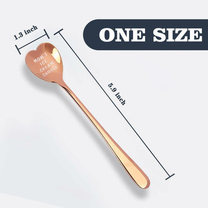 stormroo Engraved Stainless Steel Ice Cream Scoop Spoon Gift for Mom