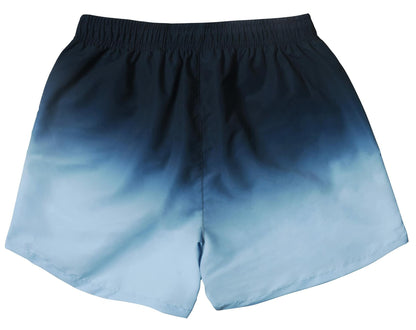 MADHERO Mens Swim Trunks 3 Inch Navy Light Blue Size XL