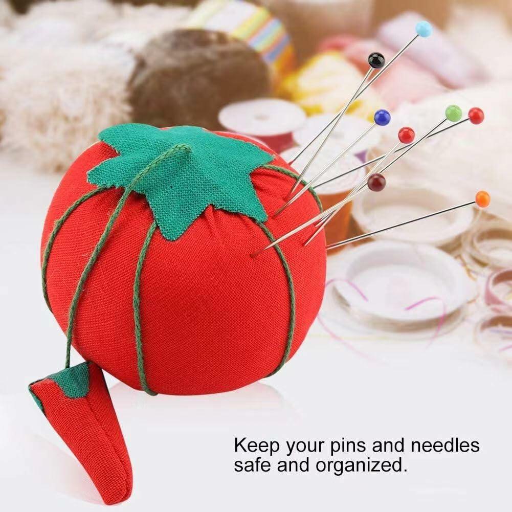 Dritz Tomato Pin Cushion with Strawberry Emery Rose 2.3cm Size 1"