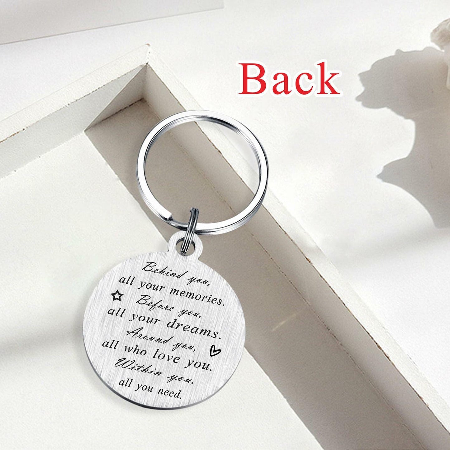 Alotozo 17 Year Sobriety Keychain AA Recovery Gift Men Women