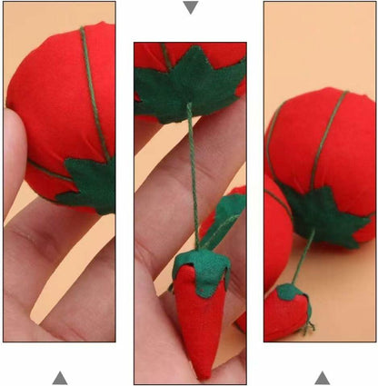 Dritz Tomato Pin Cushion with Strawberry Emery Rose 2.3cm Size 1"