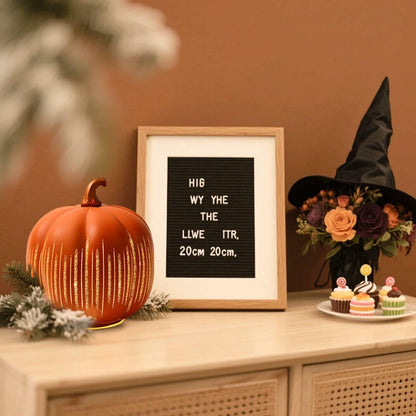 YCNASSS Thanksgiving Starry Night LED Pumpkin Lights Timer Orange Medium