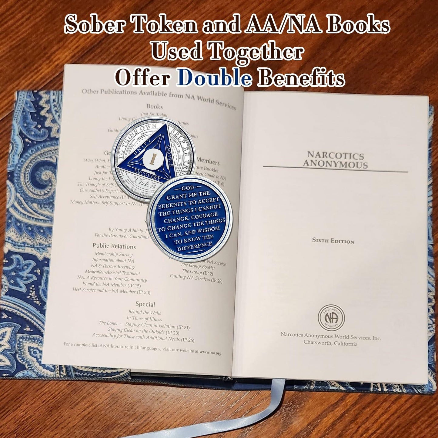 Recovery Triangle Sobriety Coin Silver Roman Numeral Size 1-40 NA AA