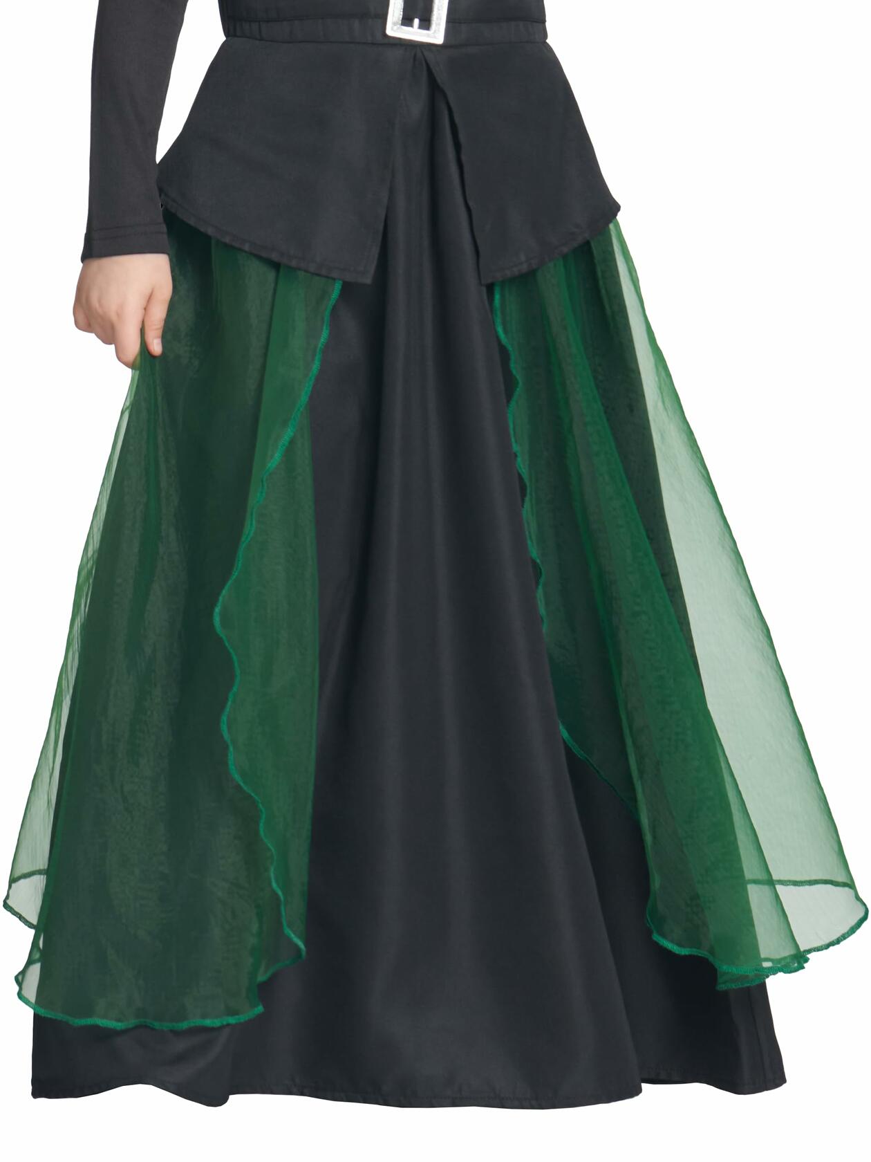IKALI Women Gothic Witch Costume Black Halloween Hat Size 8-10