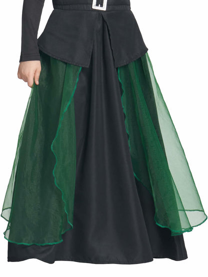 IKALI Women Gothic Witch Costume Black Halloween Hat Size 8-10