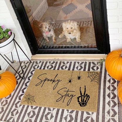 Yhliua Large Halloween Door Mat Stencil Ghost Template Reusable Craft Art
