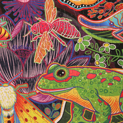 Graphinee 1000pcs Insects Garden Jigsaw Puzzle Colorful Family Game