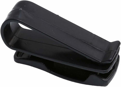 Black Glasses Holder Car Sun Visor Sunglasses Mount Ticket Card Clip 4 Pcs