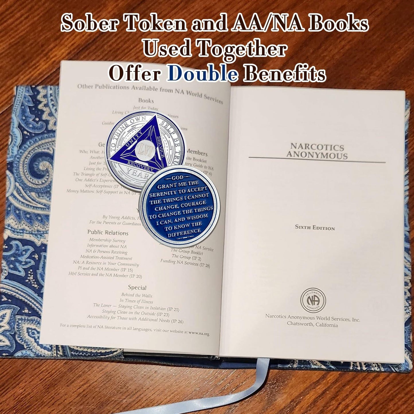 Recovery Triangle 56 Year Sobriety Coin Silver NA AA Medallion