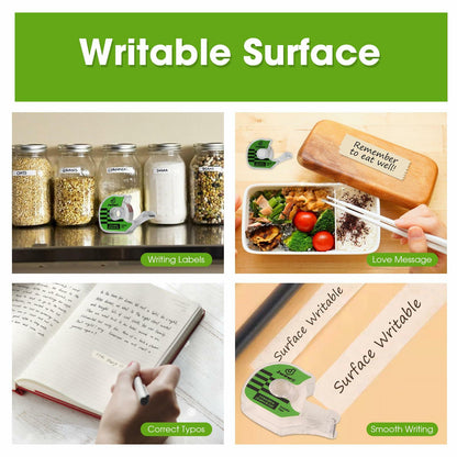 JWOWO Invisible Tape Refillable Dispenser Matte 3/4in x 650in 6 Pack