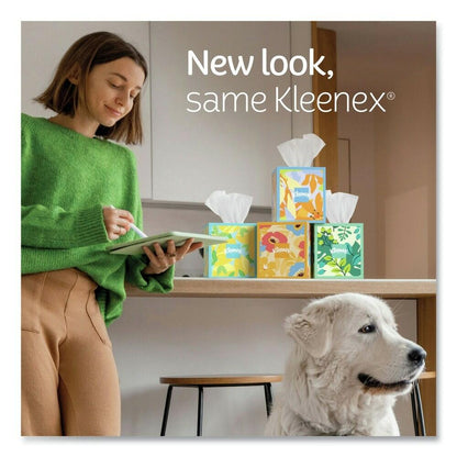 Kleenex 3-Ply Lotion Facial Tissue White 8 Count 54289