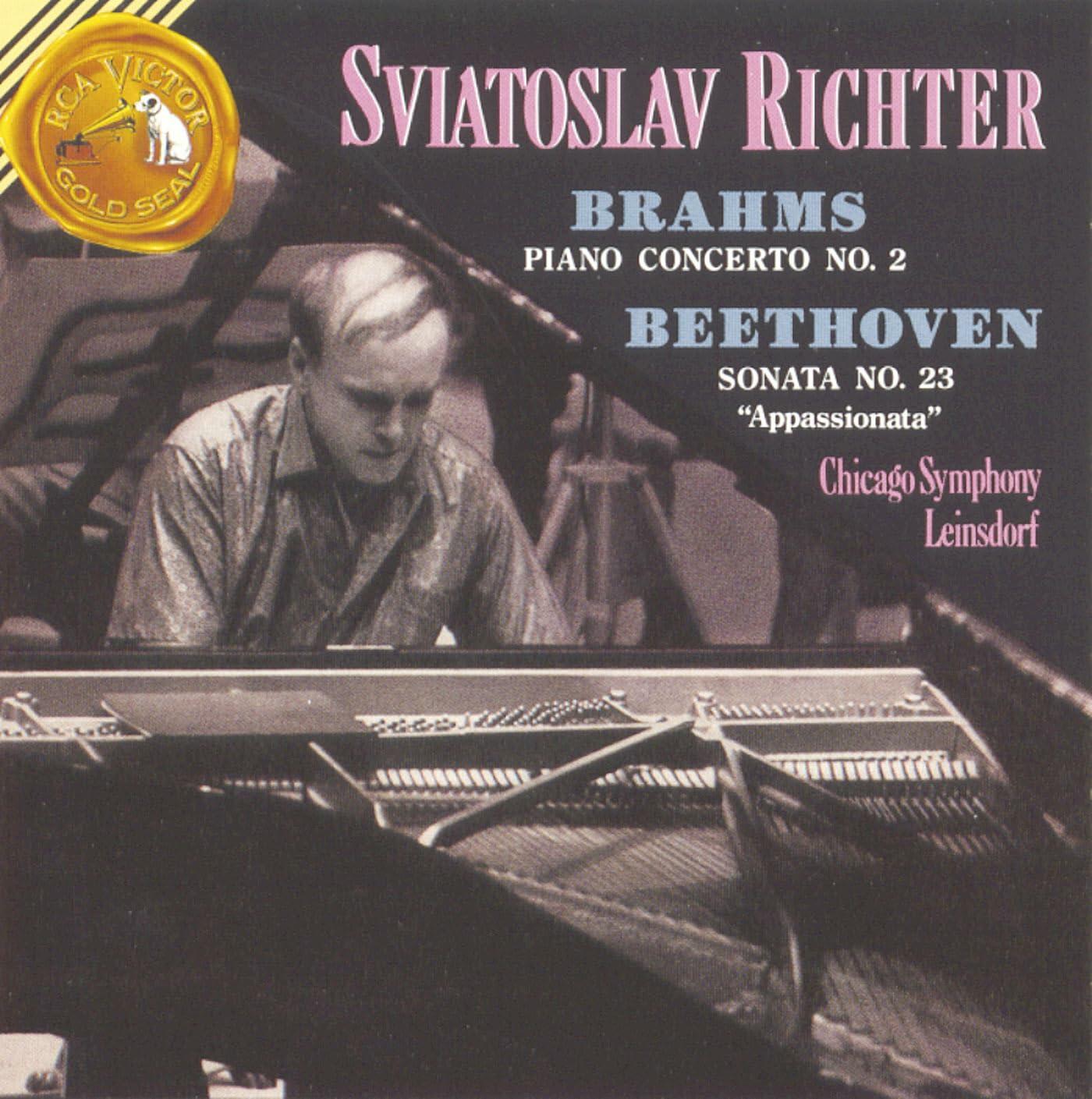 Brahms Piano Concerto No. 2 Beethoven Piano Sonata No. 23 Classical CD