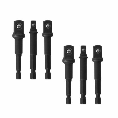 Rawolp 3-Piece Socket Adapter Set 1/4", 3/8", 1/2" Drive