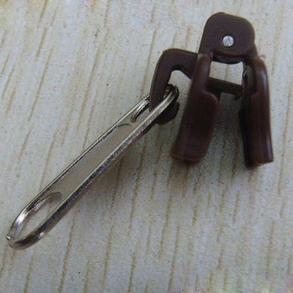 WsjiaboFux 6Pcs Black Zip Puller Zipper Repair Kit Replacement Fasteners