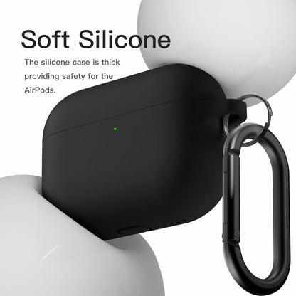 Brujula Silicone Case for AirPods Pro 3rd Gen 2025 Black Protective Cover