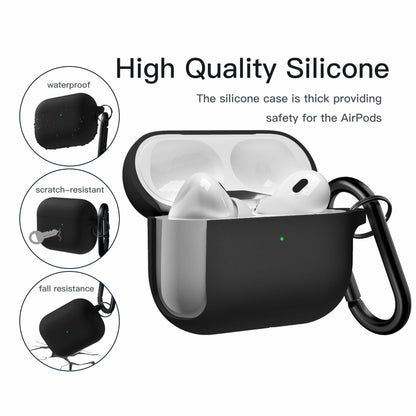 Brujula Silicone Case for AirPods Pro 3rd Gen 2025 Black Protective Cover