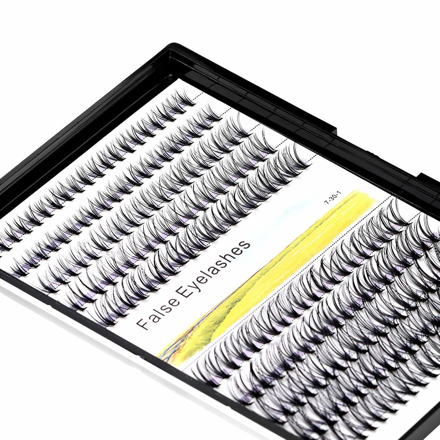 Hannahool Large Tray 200Pcs 0.07mm Mixed 9-11-13-15mm 3D Volume Eyelashes