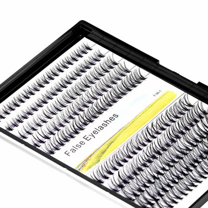 Hannahool Large Tray 200Pcs 0.07mm Mixed 9-11-13-15mm 3D Volume Eyelashes
