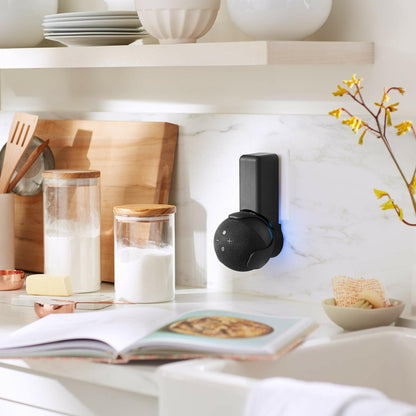 ECHOGEAR Made For Amazon Outlet Hanger for Echo Dot 4th Gen Black