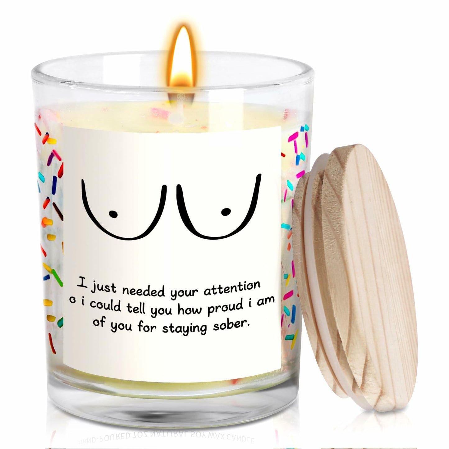 iAOVUEBY Your Chariot Awaits Lavender Soy Wax Candle 7oz Birthday Gift