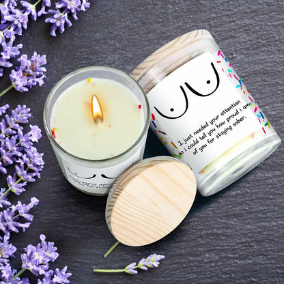 iAOVUEBY Your Chariot Awaits Lavender Soy Wax Candle 7oz Birthday Gift