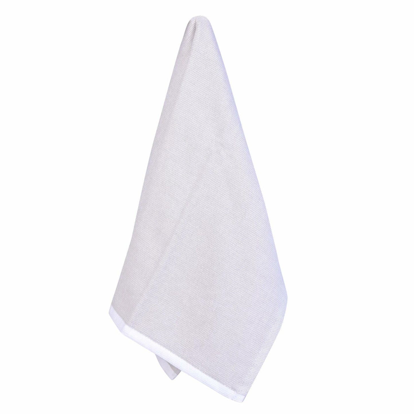 Yourtablecloth Cotton Kitchen Dishtowel Set 18x28 Light Green 5 Pack