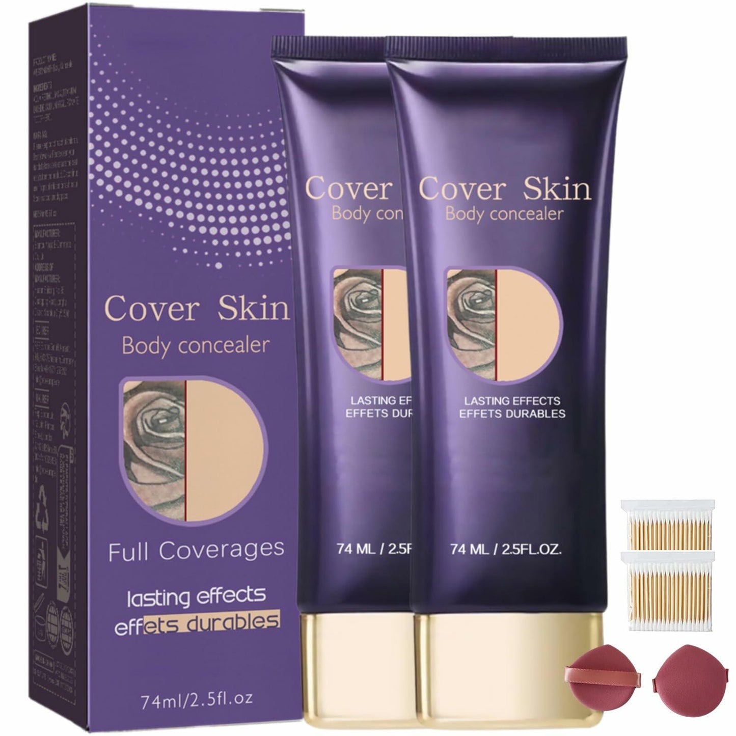 Generic All Over Complexion Perfector for Body 2 Pcs 2.5 Fl Oz