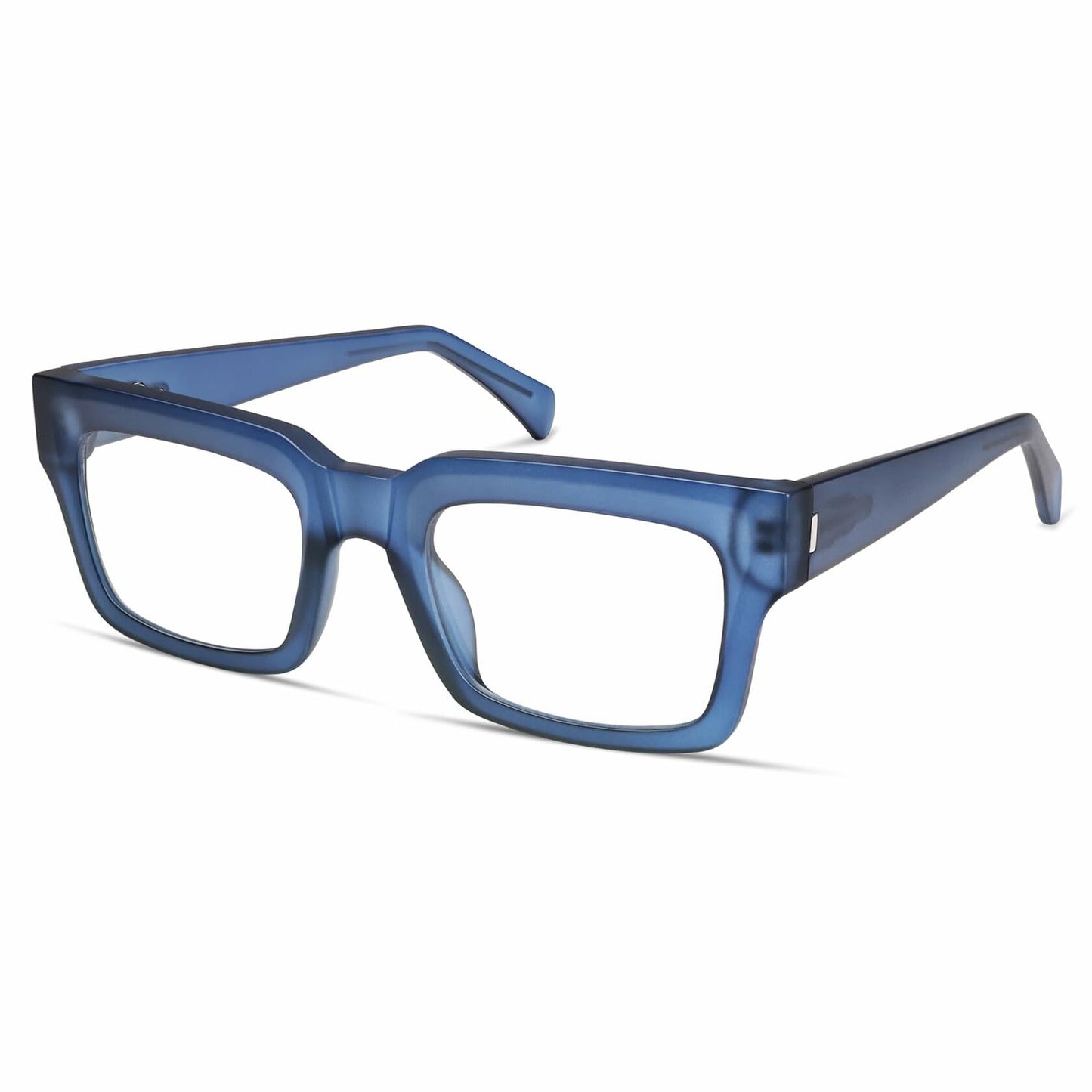 AMOMOMA Retro Square Blue Light Blocking Reading Glasses TR90 1.5 Strength
