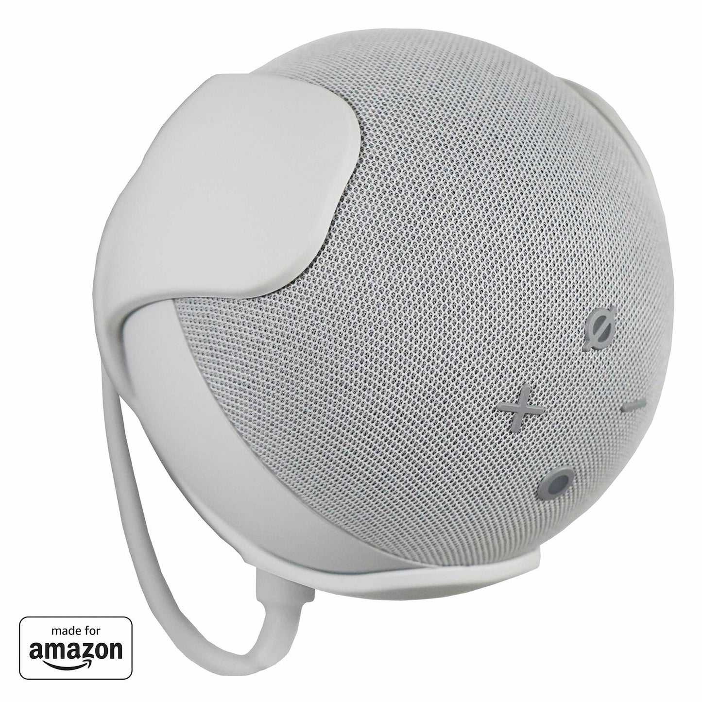 EchoGear Wall Mount for Amazon Echo Dot 4th Gen White EGMA-EDM3l2-W2