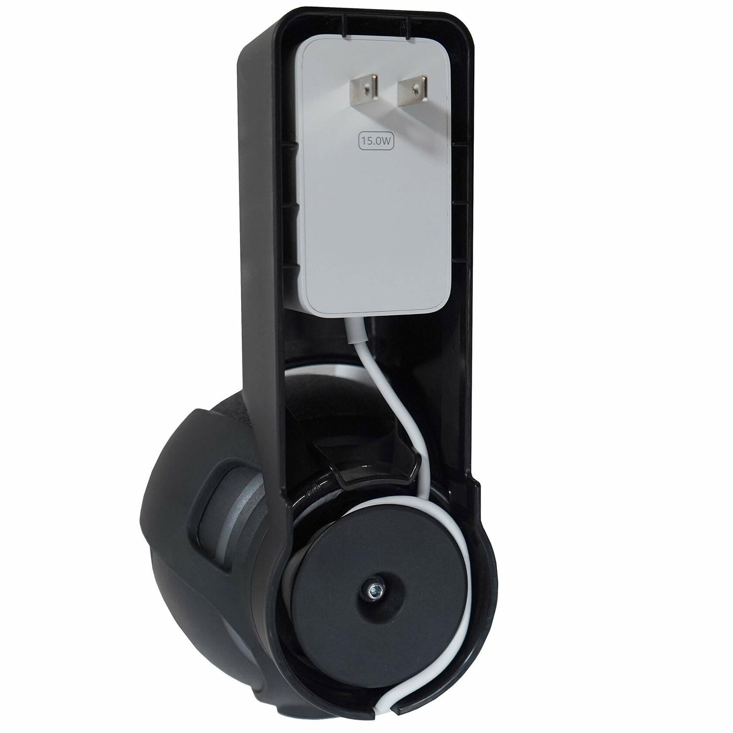 ECHOGEAR Made For Amazon Outlet Hanger for Echo Dot 4th Gen Black