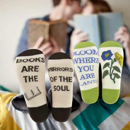 Kissoo 18th Birthday Socks for Girls Flower Cartoon Nylon One Size