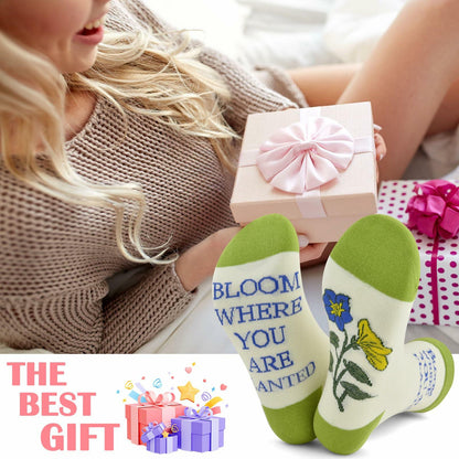 Kissoo 18th Birthday Socks for Girls Flower Cartoon Nylon One Size