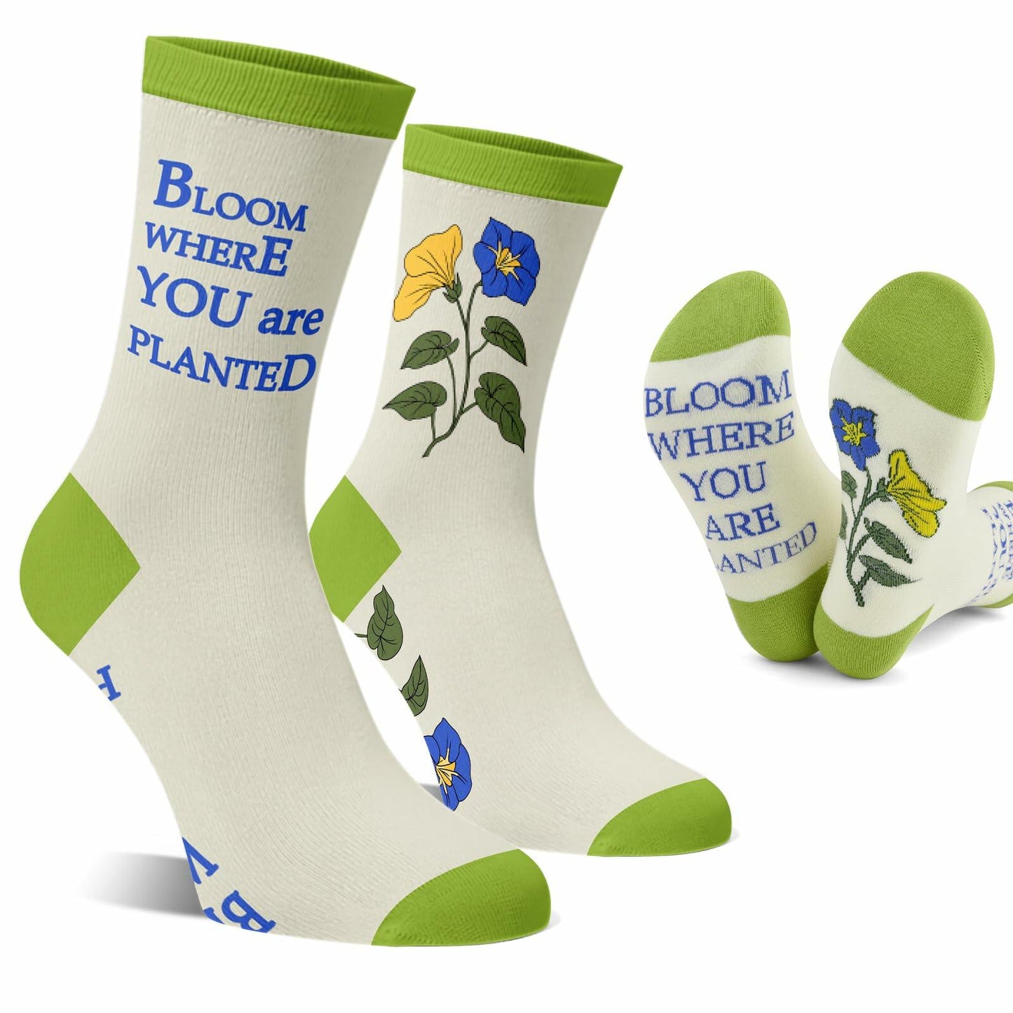 Kissoo 18th Birthday Socks for Girls Flower Cartoon Nylon One Size