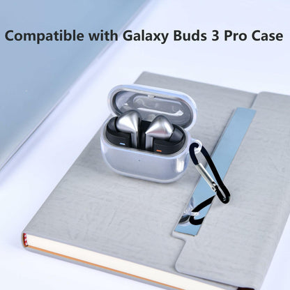 Vivekafio Compatible Galaxy Buds Pro 3 Case Cover Shockproof Black