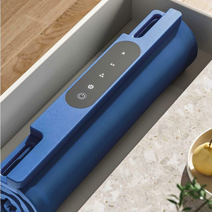 Generic Electric Food Warming Mat 26x15 Inch Silicone Blue Adjustable Modes