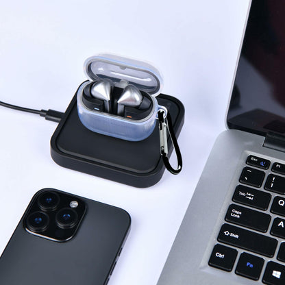 Vivekafio Compatible Galaxy Buds Pro 3 Case Cover Shockproof Black