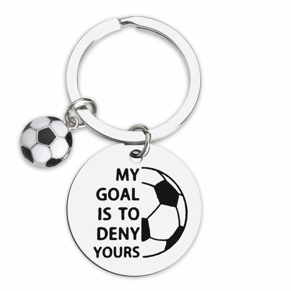 ShiQiao Spl Inspirational Soccer Keychain Unisex Adult Football Gift