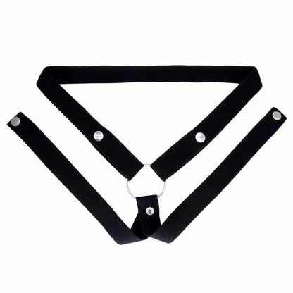 Generic Multi Functional Elastic Exercise Training Belt Black Fitness Device