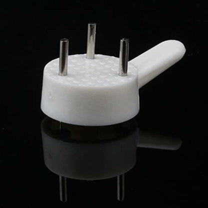 Galepromot 10Pcs White Plastic Non-Marking Wall Hooks for Hanging Home Decor