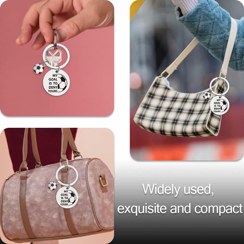 ShiQiao Spl Inspirational Soccer Keychain Unisex Adult Football Gift