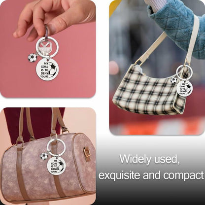 ShiQiao Spl Inspirational Soccer Keychain Unisex Adult Football Gift