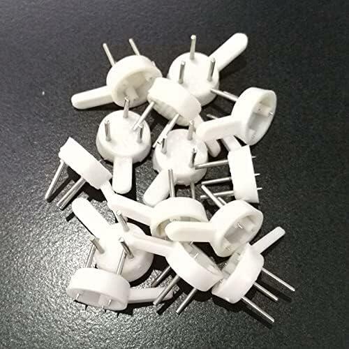 Galepromot 10Pcs White Plastic Non-Marking Wall Hooks for Hanging Home Decor