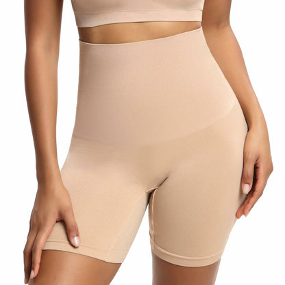 ShaperSwan High Waisted Shapewear Shorts Tummy Control Butt Lifter Nude Size M/L