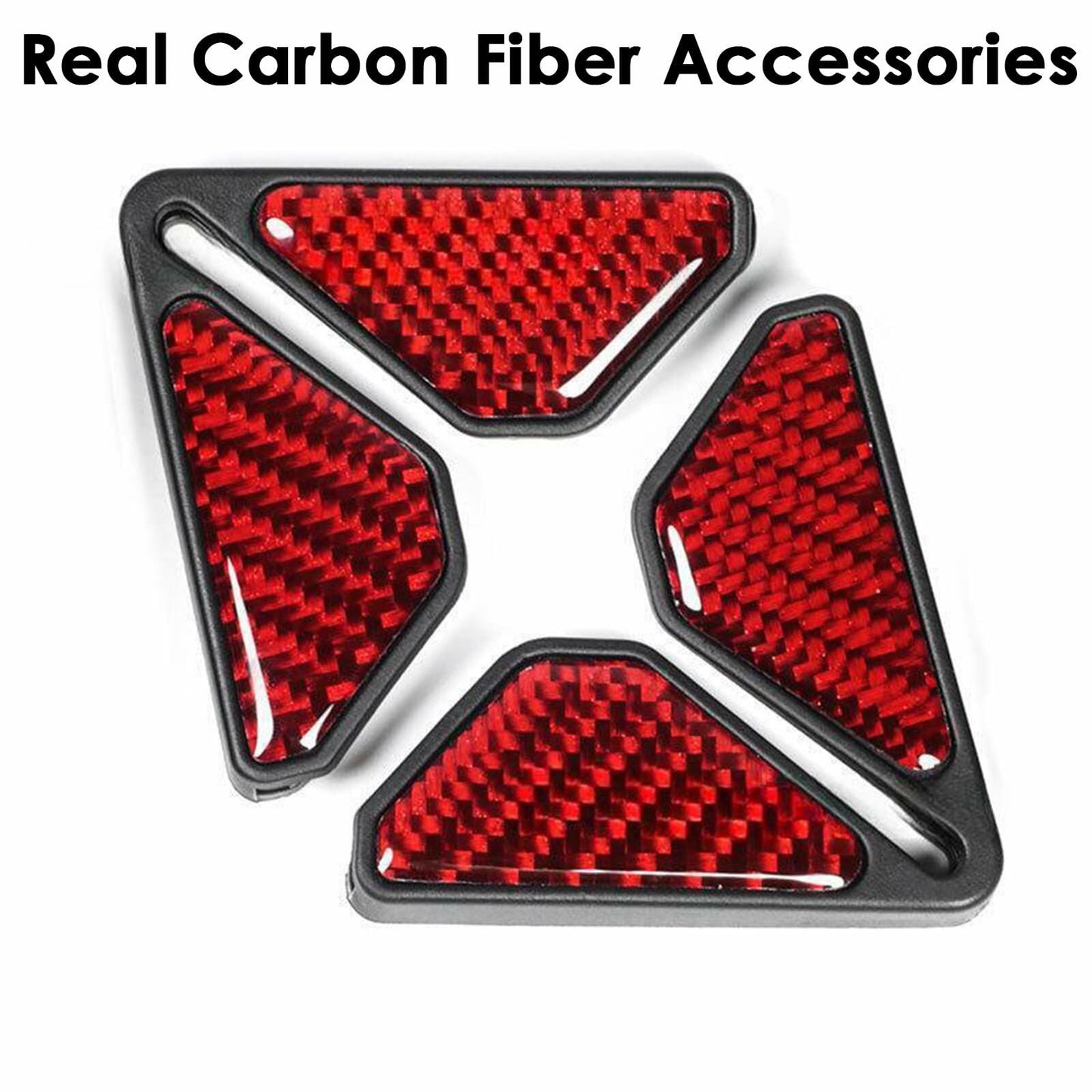 Carbon Fiber Car Door Corner Anti-Collision Strips 2 Pack for Mustang Mach-E