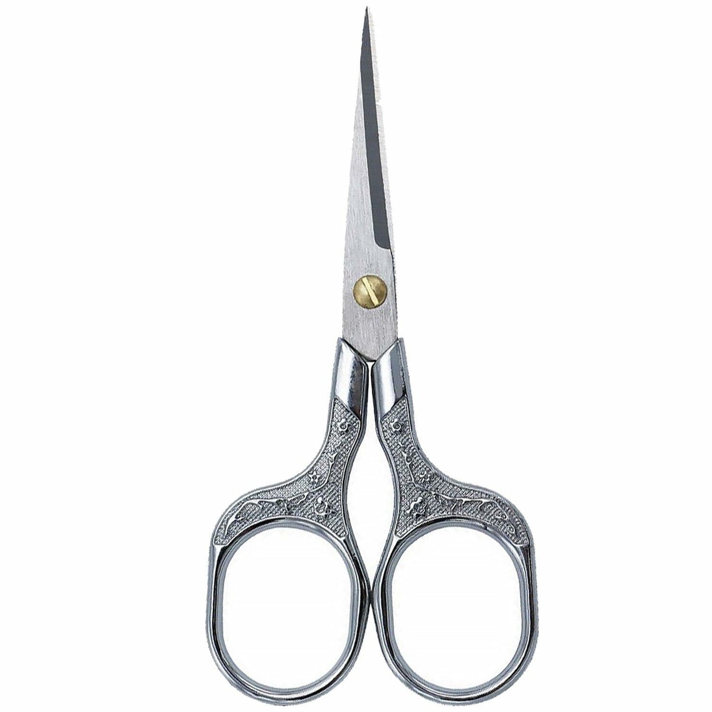 ABAJI Mini Scissors Stainless Steel Blade Metal Handle 2 Pack Office Craft