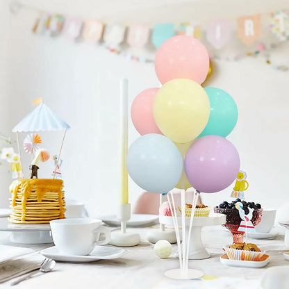SINBEE 6 Set Balloon Arch Kit with Base Sticks Stand for Birthday Party