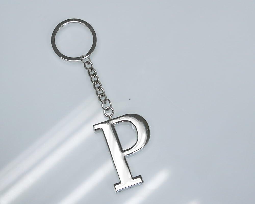 Lutong Letter Gift Set Key Ring Bottle Stopper 2 PCS Silver S