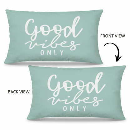 Mingnei Motivational Quote Green Flannel Throw Pillow Cover 12x20