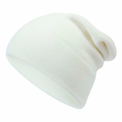 Zion Praiser 2PCS Family Beanie Hat Winter Knitted Warm Parent-Child White